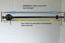 Load image into Gallery viewer, Custom length curtain pole builder ORDER FORM for The Bromford Curtain pole design by Fe20six