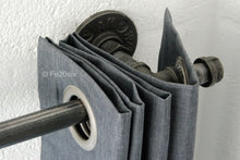 Load image into Gallery viewer, Fe20six industrial pipe pipework curtain pole rail