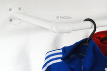 Load image into Gallery viewer, Fe20six industrial pipework white clothes rail