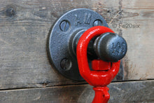 Load image into Gallery viewer, The Boldmere by Fe20six. An urban industrial inspired hook in natural metal finish.