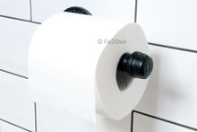Load image into Gallery viewer, Fe20six Black Industrial Urban pipe pipework toilet roll holder