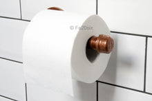 Load image into Gallery viewer, Fe20six Copper toilet roll holder industrial pipe pipework