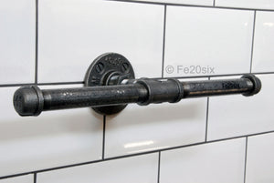 Fe20six Pipework pipe vintage double toilet roll holder