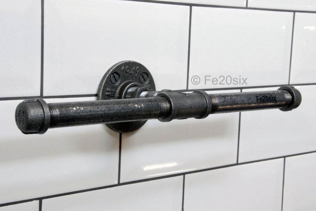Fe20six Pipework pipe vintage double toilet roll holder