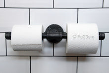 Load image into Gallery viewer, Fe20six Pipework pipe vintage double toilet roll holder