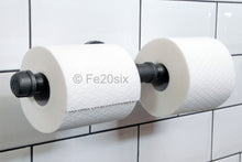 Load image into Gallery viewer, Fe20six Pipework pipe vintage double toilet roll holder