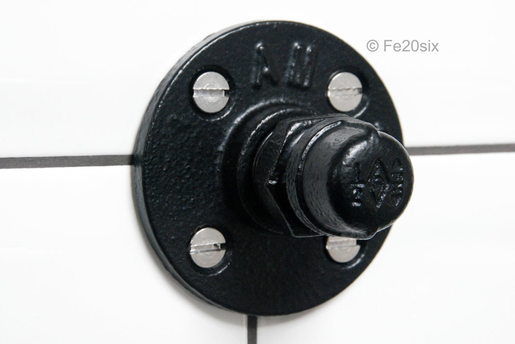 Fe20six black industrial clothes coat hook
