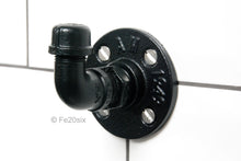 Load image into Gallery viewer, Fe20six black pipe industrial coat hook