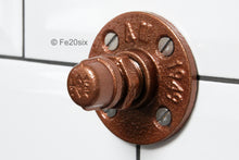 Load image into Gallery viewer, The Northfield by Fe20six. An urban industrial inspired hook in high gloss Copper finish.