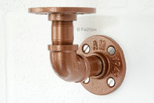 Load image into Gallery viewer, Fe20six copper steampunk metal shelf brackets