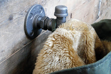 Load image into Gallery viewer, The Ashton by Fe20six. An urban industrial inspired hook in natural metal finish.
