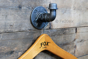 The Ashton by Fe20six. An urban industrial inspired hook in natural metal finish.