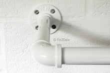 Load image into Gallery viewer, Fe20six industrial pipework white clothes rail