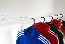 Load image into Gallery viewer, Fe20six industrial pipework white clothes rail