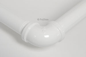Fe20six industrial pipework white clothes rail