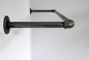 Fe20six industrial shelf clothes rail pipe