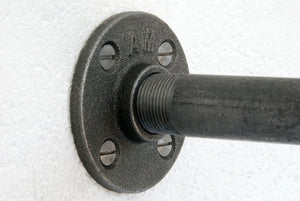 Fe20six industrial shelf clothes rail pipe