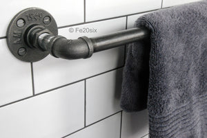 Fe20six industrial towel rail for bathroom