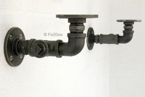 Fe20six metal industrial shelf bracket