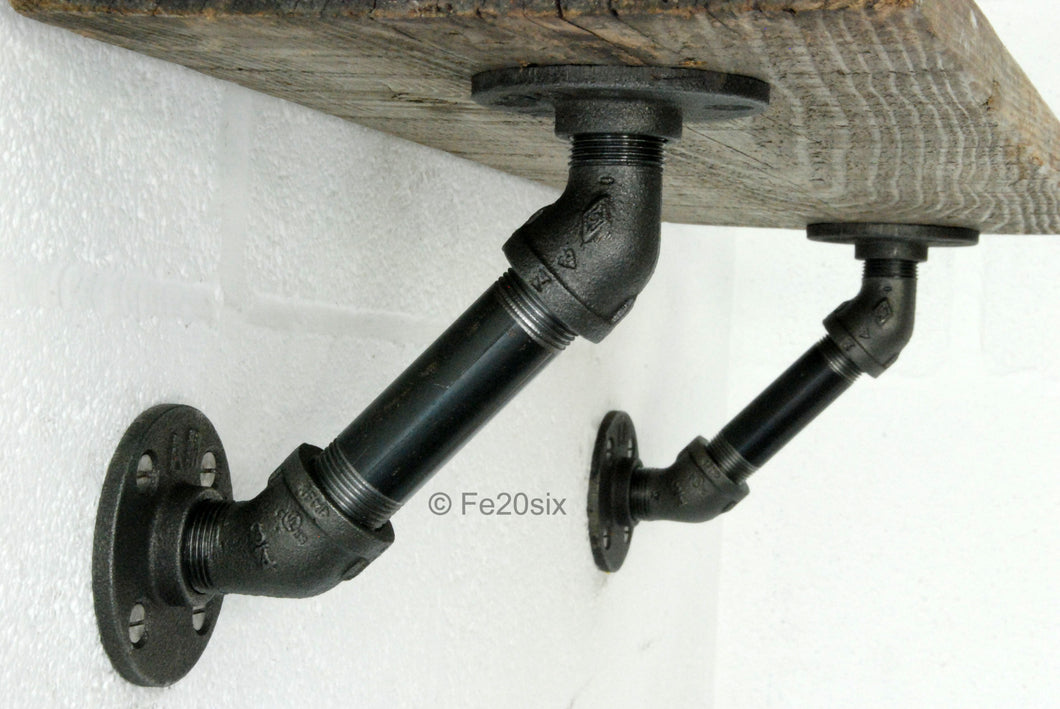 Fe20six metal industrial shelf bracket