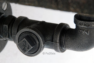 Fe20six metal industrial shelf bracket