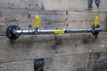 Load image into Gallery viewer, Fe20six pipe lever pipework coat rack hook rail