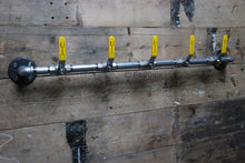Load image into Gallery viewer, Fe20six pipe lever pipework coat rack hook rail