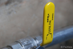 Fe20six pipe lever pipework coat rack hook rail
