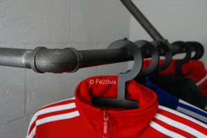 Fe20six pipework shelf clothes rail pipe