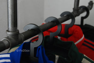 Fe20six pipework shelf clothes rail pipe