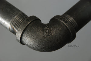 Fe20six pipework shelf clothes rail pipe