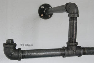 Fe20six pipework shelf clothes rail pipe