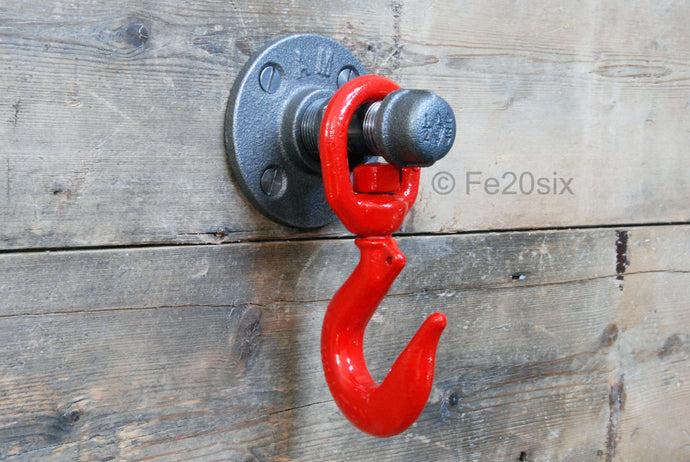 The Boldmere by Fe20six. An urban industrial inspired hook in natural metal finish.