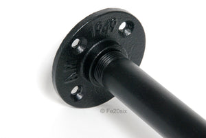 Fe20six retail POS pipework black clothes rail