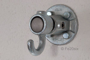 Fe20six silver heavy duty wall bag hook
