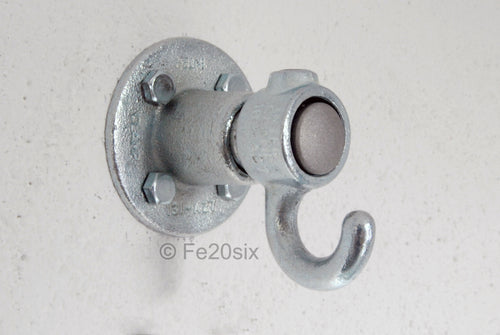 Fe20six silver heavy duty wall bag hook