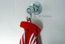 Load image into Gallery viewer, Fe20six silver heavy duty wall bag hook