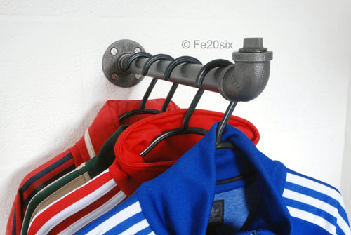 Fe20six single pole industrial clothes rail