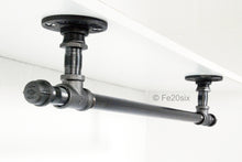 Load image into Gallery viewer, The Withington by Fe20six. An urban industrial inspired clothes rail in natural metal finish.