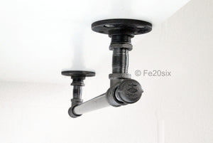 The Withington by Fe20six. An urban industrial inspired clothes rail in natural metal finish.