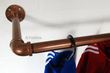 Load image into Gallery viewer, Fe20six vintage industrial copper clothes rail