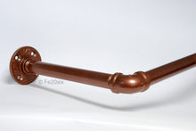 Load image into Gallery viewer, Fe20six vintage industrial copper clothes rail