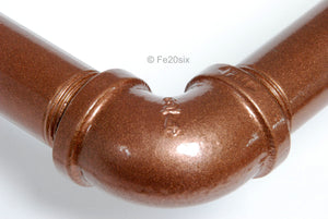 Fe20six vintage industrial copper clothes rail