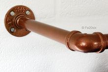 Load image into Gallery viewer, Fe20six vintage industrial copper clothes rail