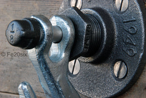 Fe20six vintage silver coat hook