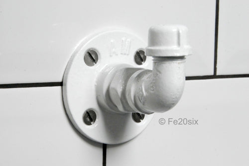 Fe20six white bathroom hook