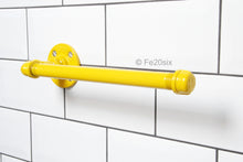 Load image into Gallery viewer, Fe20six yellow pipework kitchen roll holder