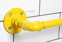 Load image into Gallery viewer, Fe20six yellow pipework kitchen roll holder
