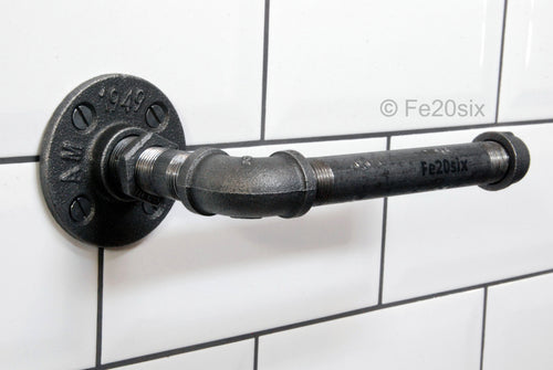 Fe20six Industrial Urban pipe pipework toilet roll holder