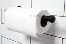 Load image into Gallery viewer, Fe20six black pipework kitchen roll holder